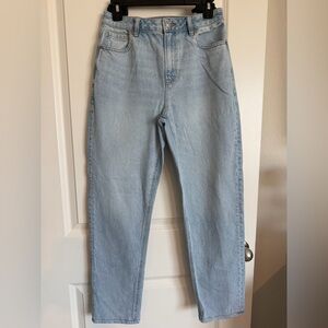American Eagle Light Blue High-Waisted Mom Jeans